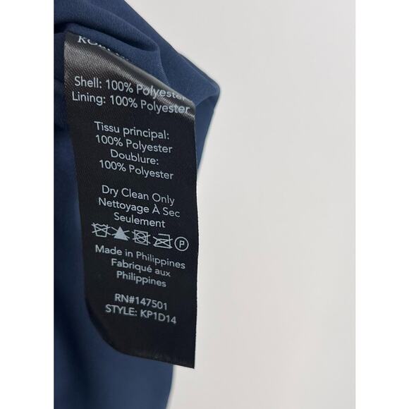 Kobi Halperin Almita Hammered Satin Dress MSRP $478.00 Sz small- Deep Sea - Picture 8 of 8